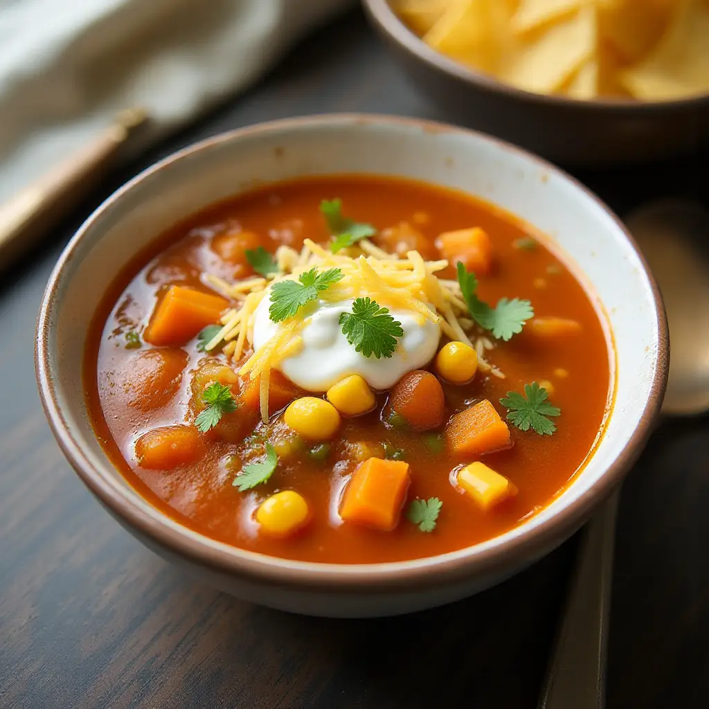 Mexican Bean and Squash Soup