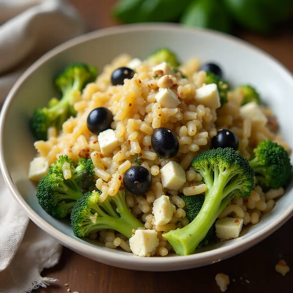 Orzo and Broccoli Salad (No Mayo)