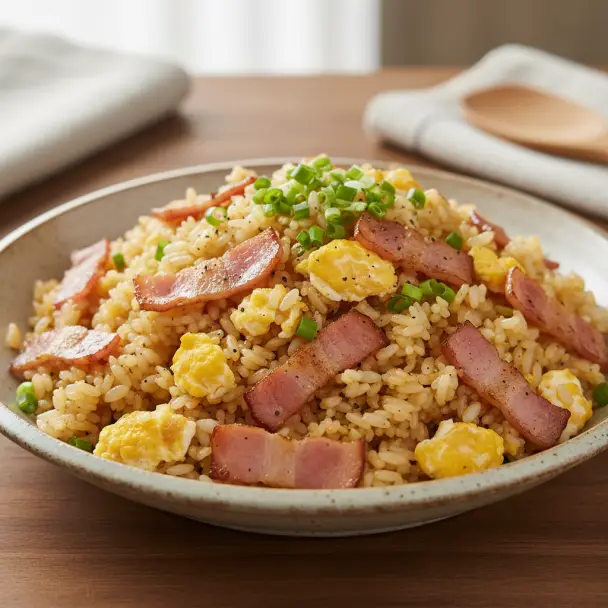 베이컨 계란 볶음밥