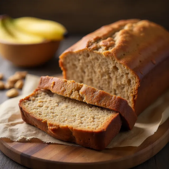 Whole Wheat Banana Nut Bread