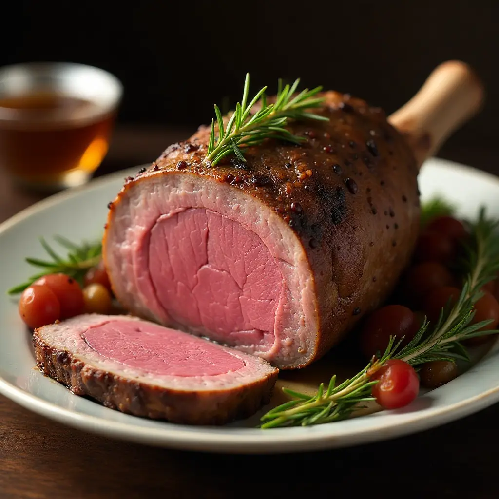 Roast Leg of Lamb with Rosemary