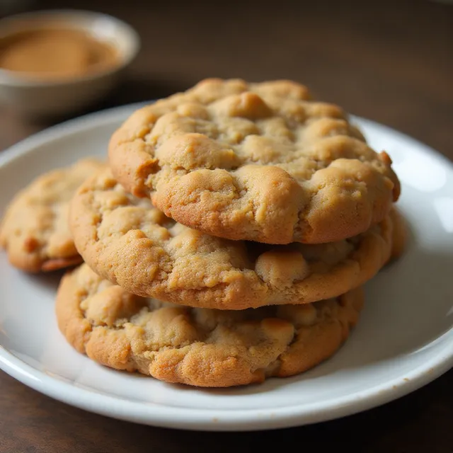 Peanut Butter and Bran Cookies