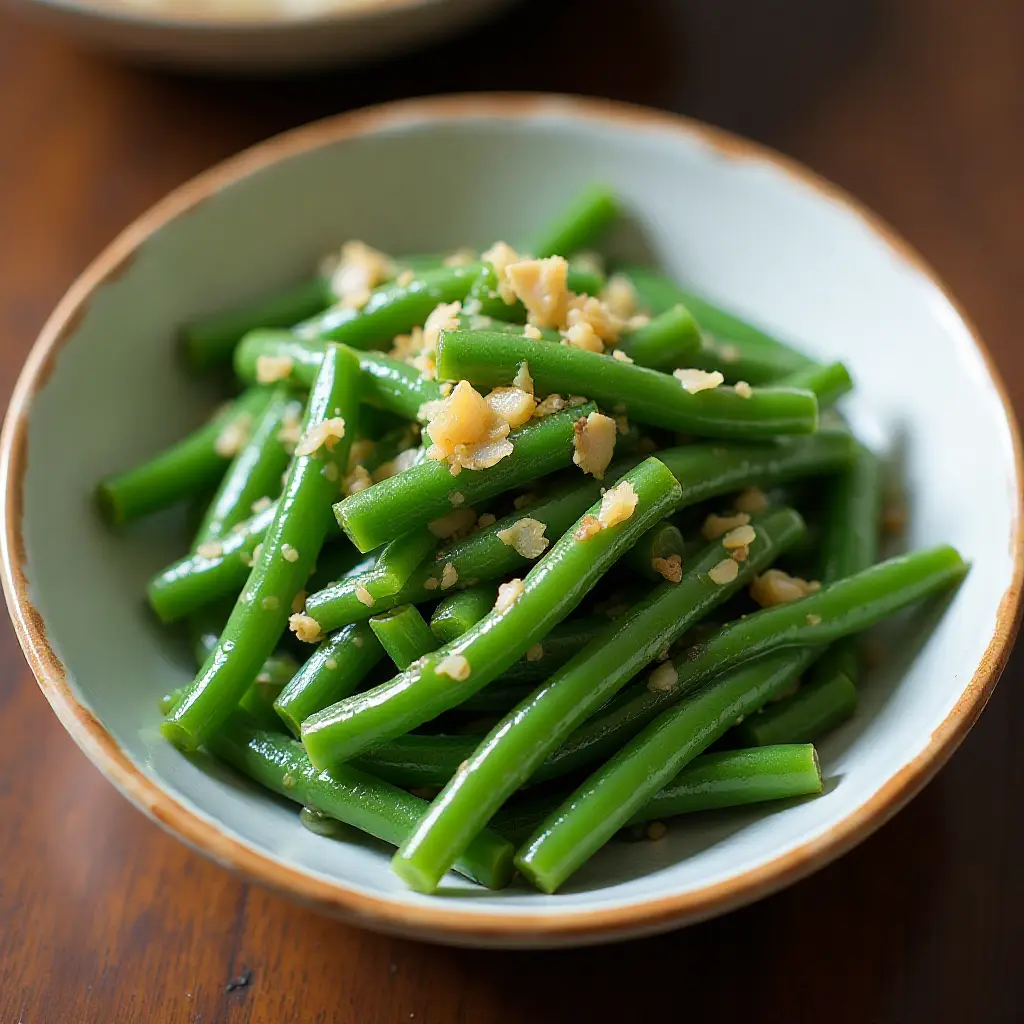 Chinese Garlic Green Beans