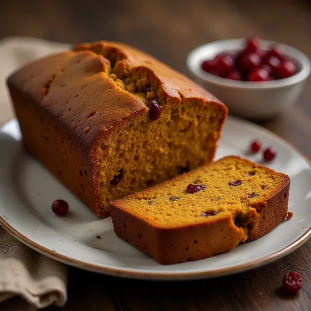 Pumpkin Cranberry Bread
