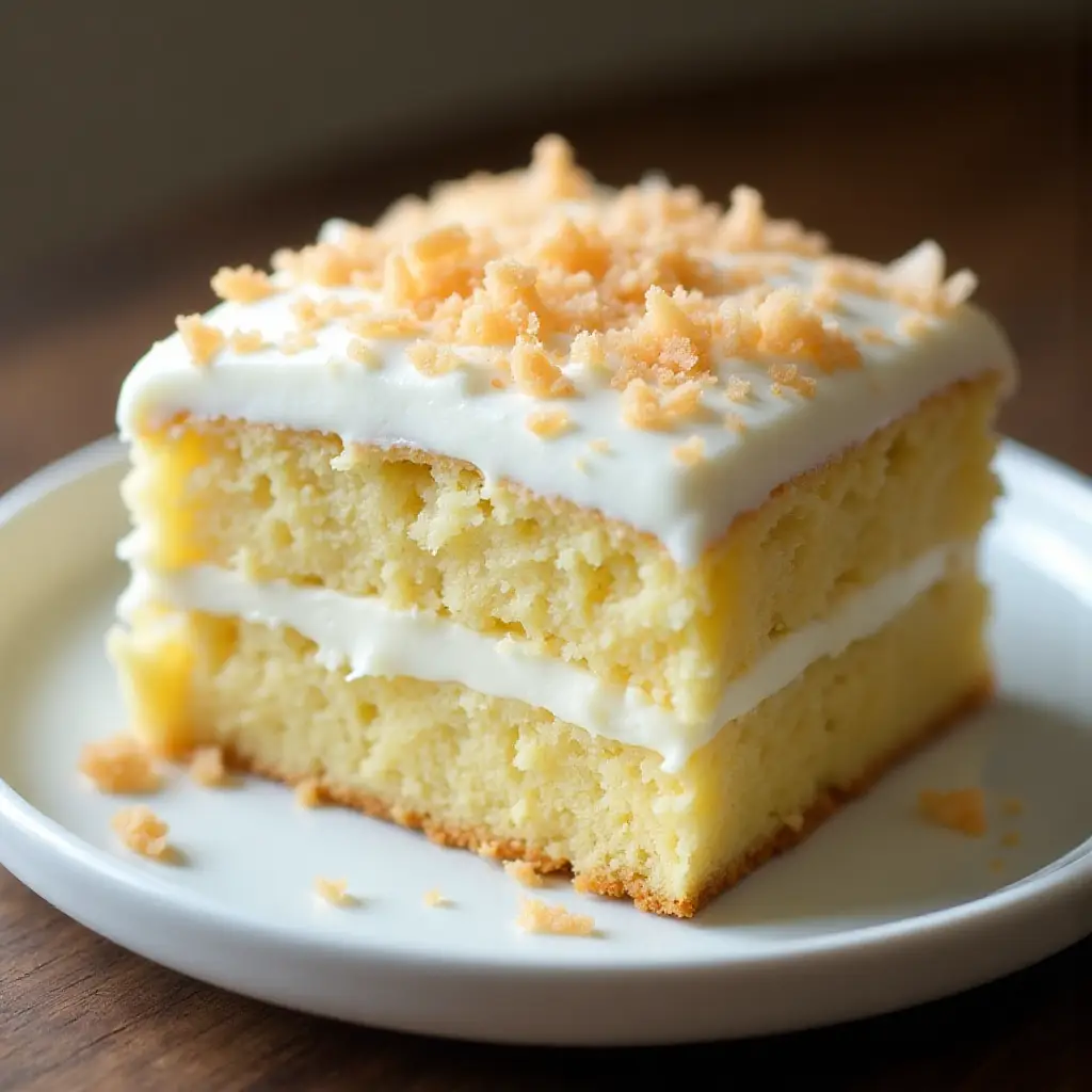 Coconut Dream Snack Cake