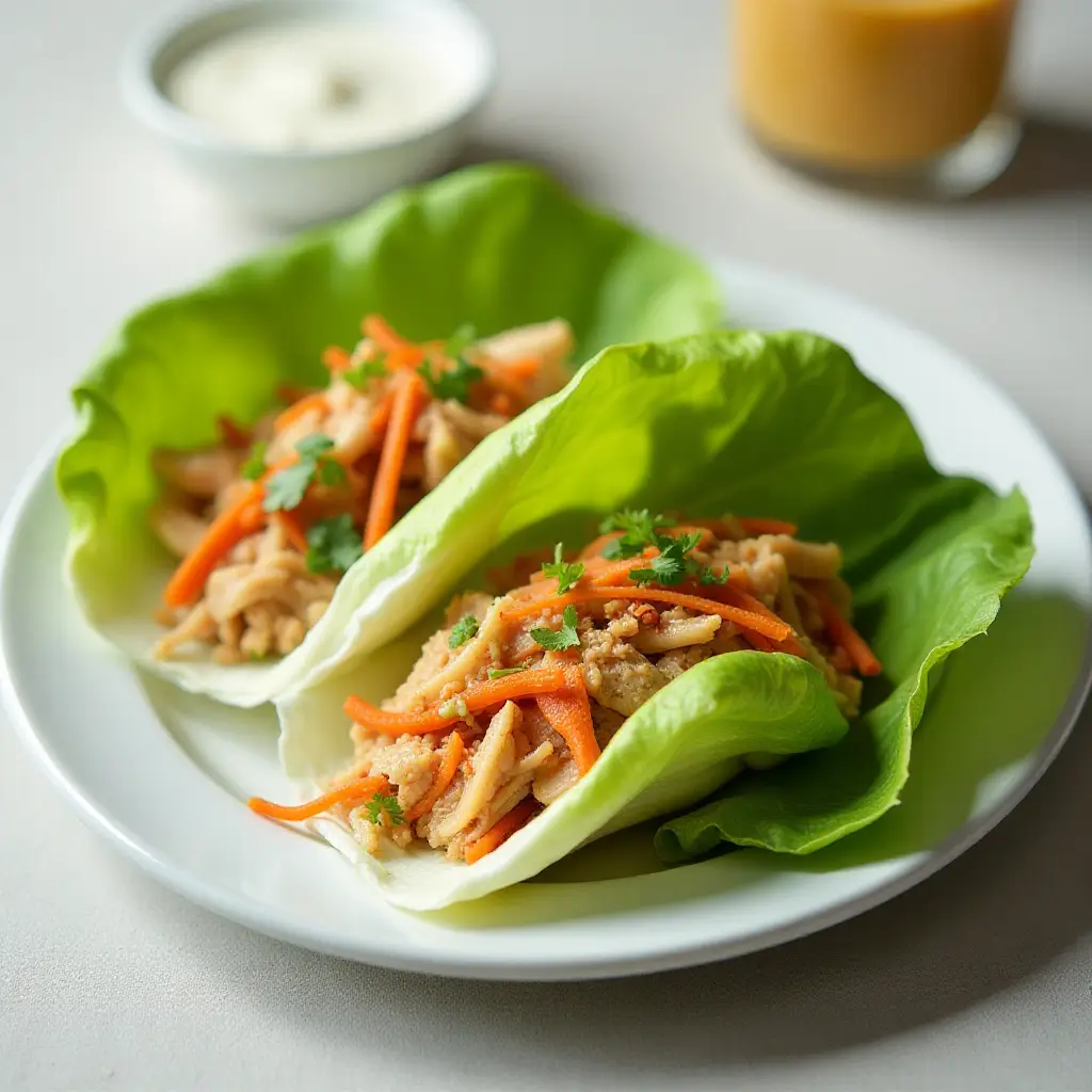 Easy Chicken Lettuce Wraps