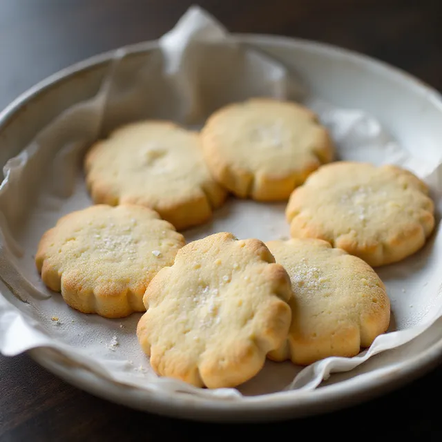 Three-Ingredient Shortbread Cookies