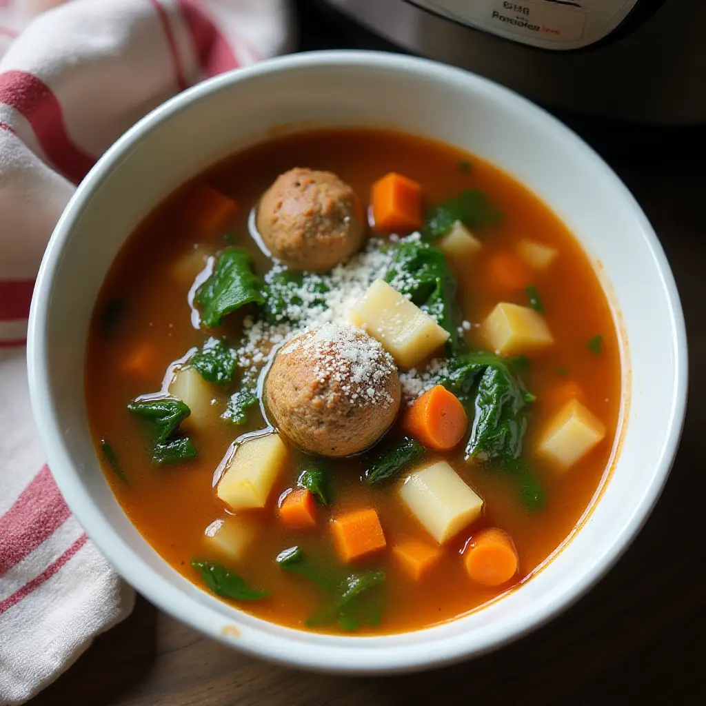 Instant Pot Italian Wedding Soup