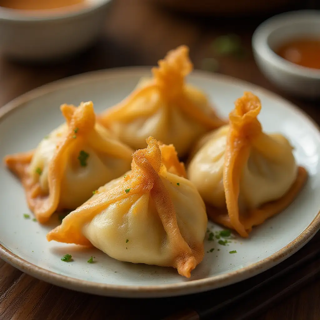 Grandma's Crispy Pork Wontons