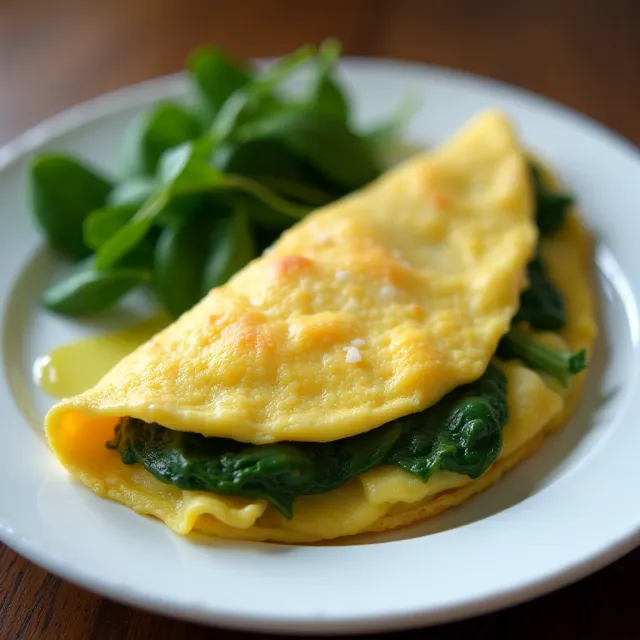 Baby Spinach Omelet