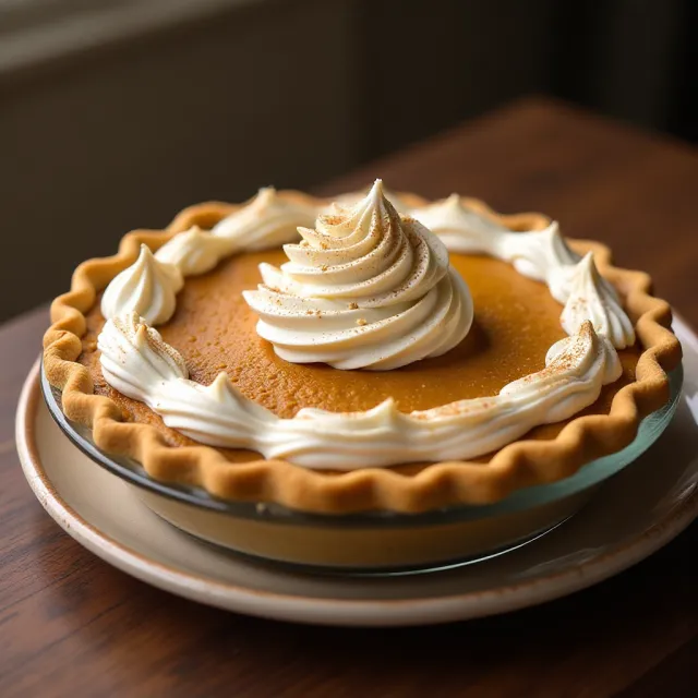 Vanilla Pumpkin Pie