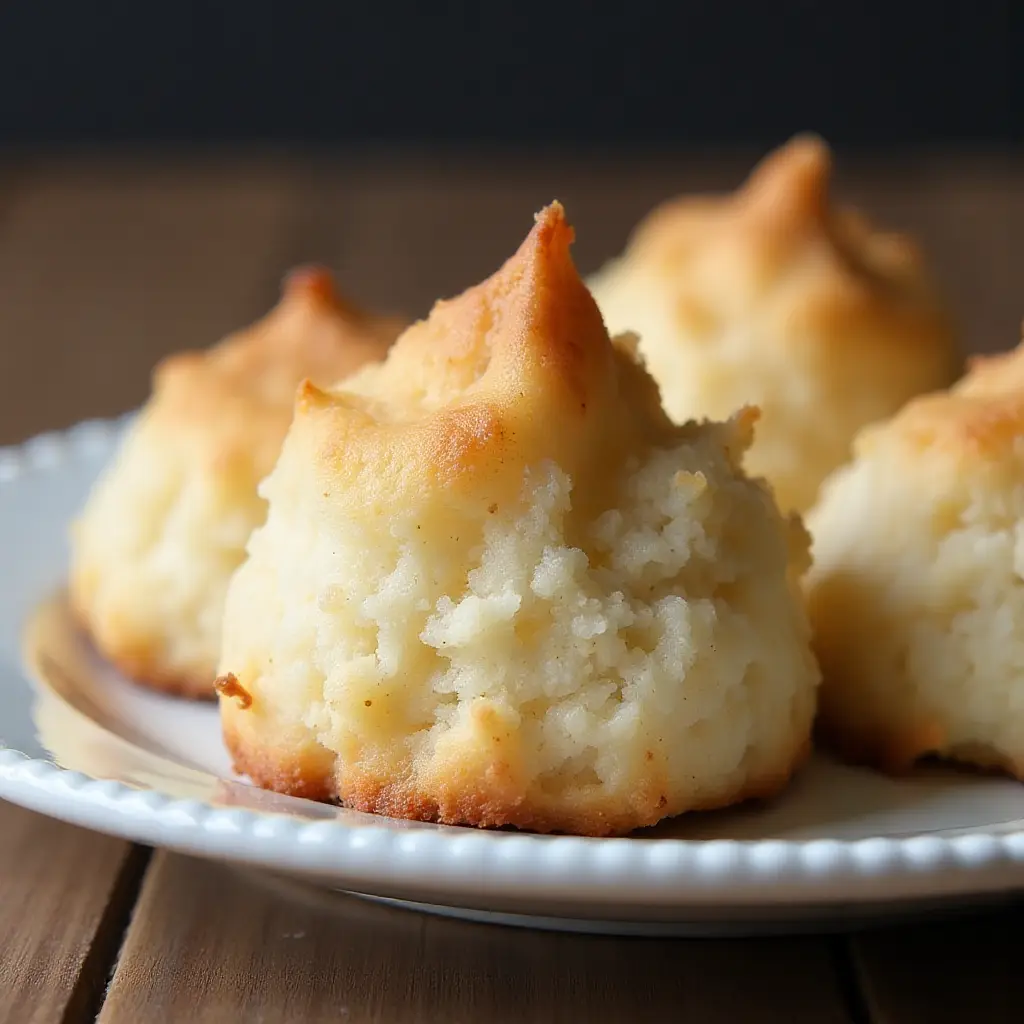Coconut Vanilla Macaroons (Gluten-Free, Nut-Free)