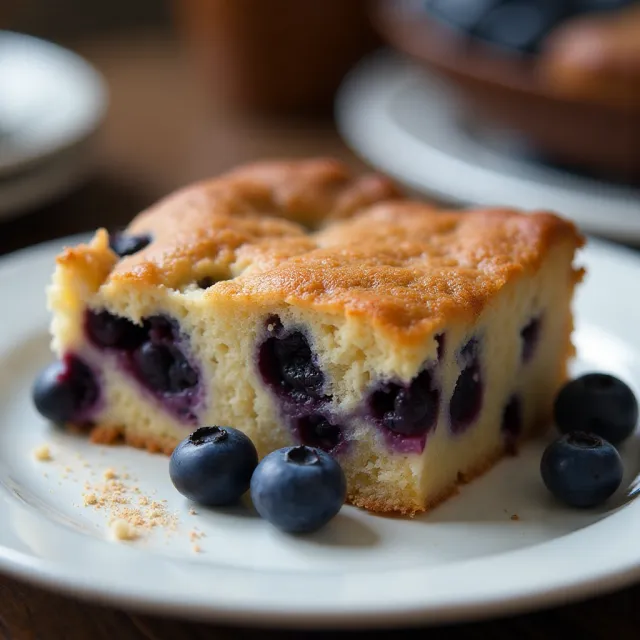 Sugar Free Blueberry Coffee Cake