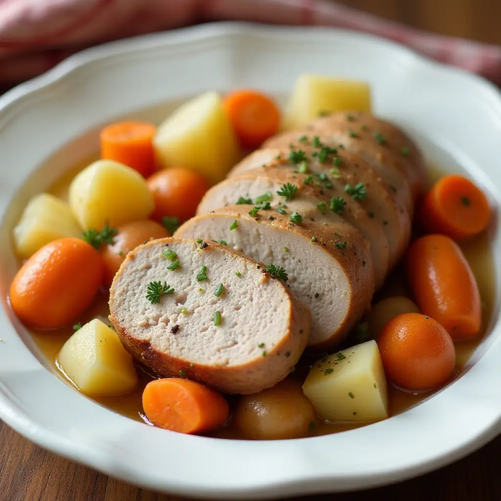 Slow Cooker Pork Tenderloin and Potatoes