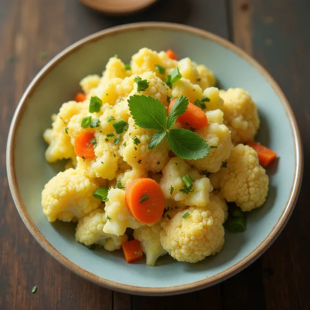 Cauliflower and Egg Salad