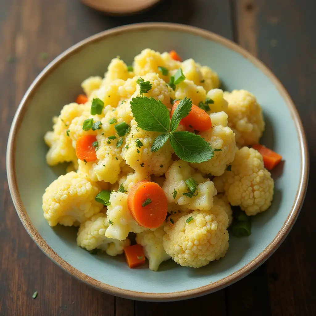 Cauliflower and Egg Salad