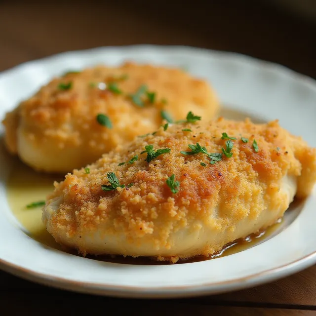 Oven Fried Parmesan Chicken