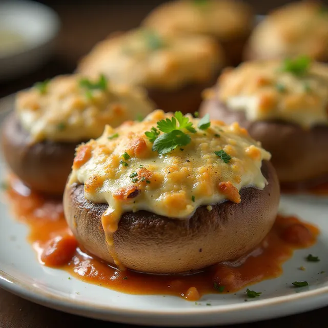 Stuffed Mushroom Casserole