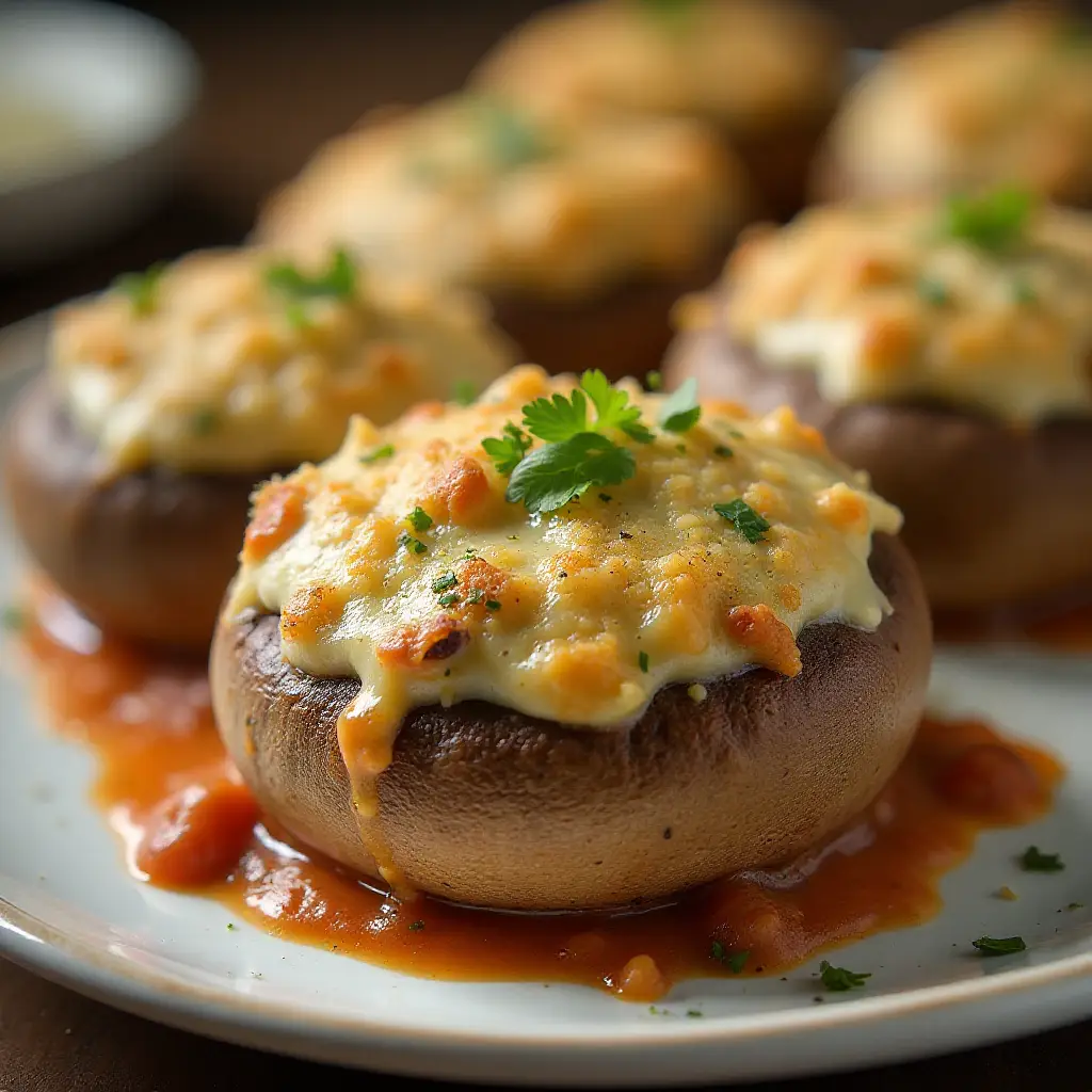 Stuffed Mushroom Casserole