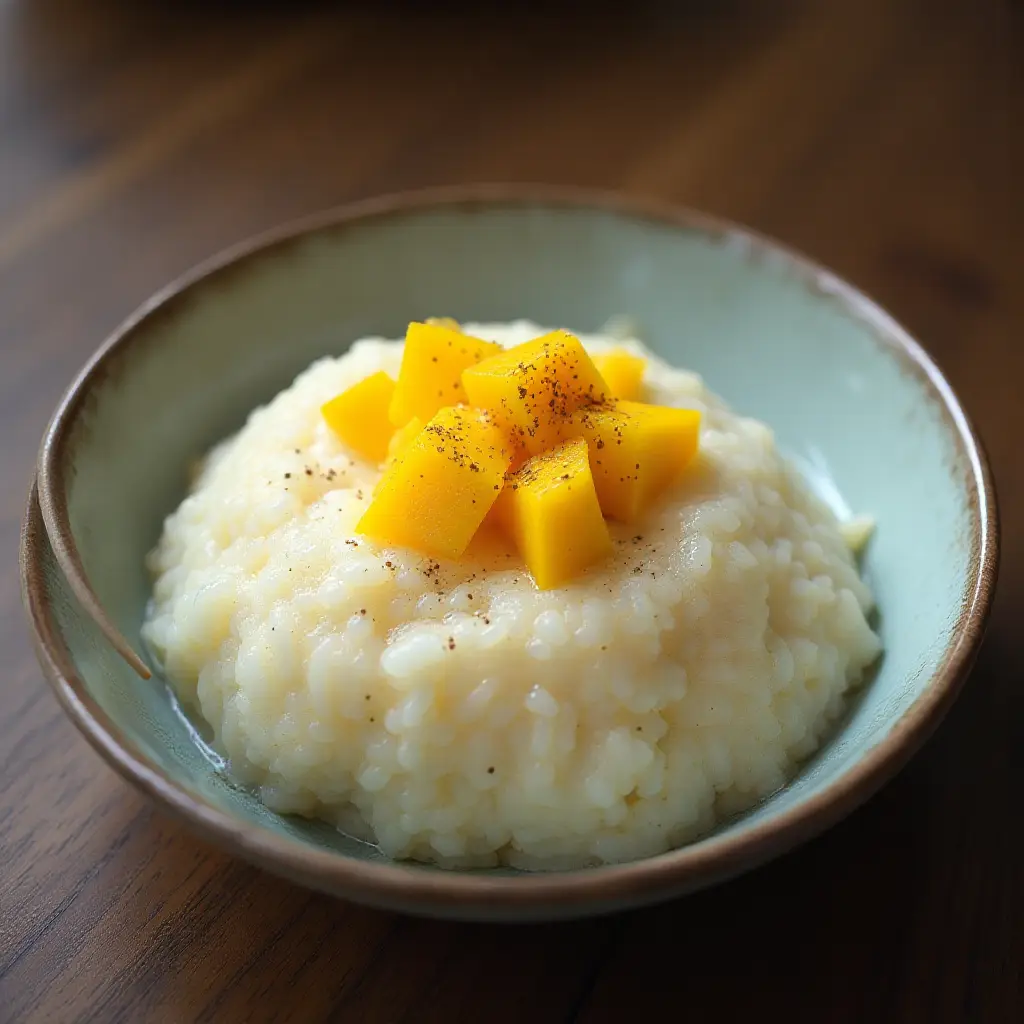 Coconut Milk Rice Pudding