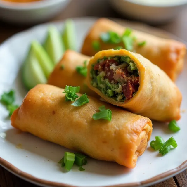 Air Fryer Avocado Egg Rolls