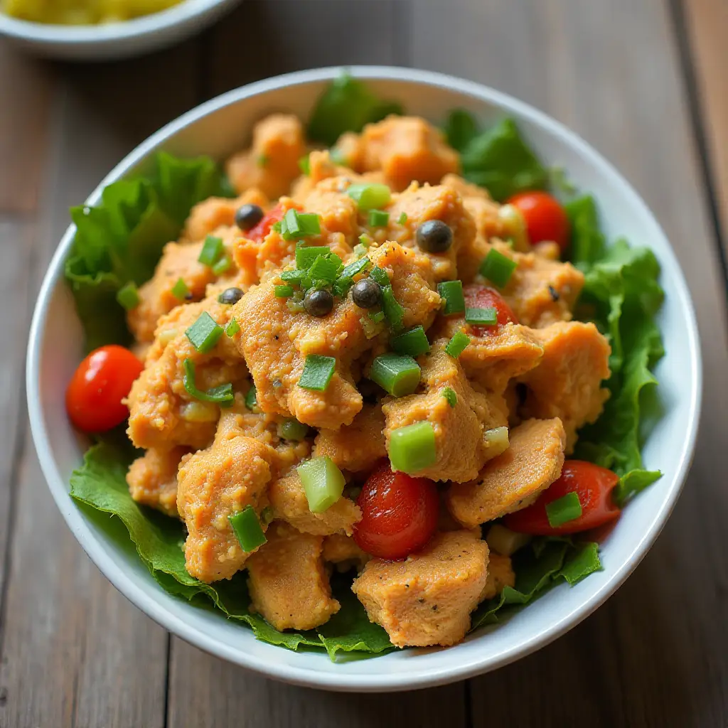Spicy Tuna and Hummus Salad