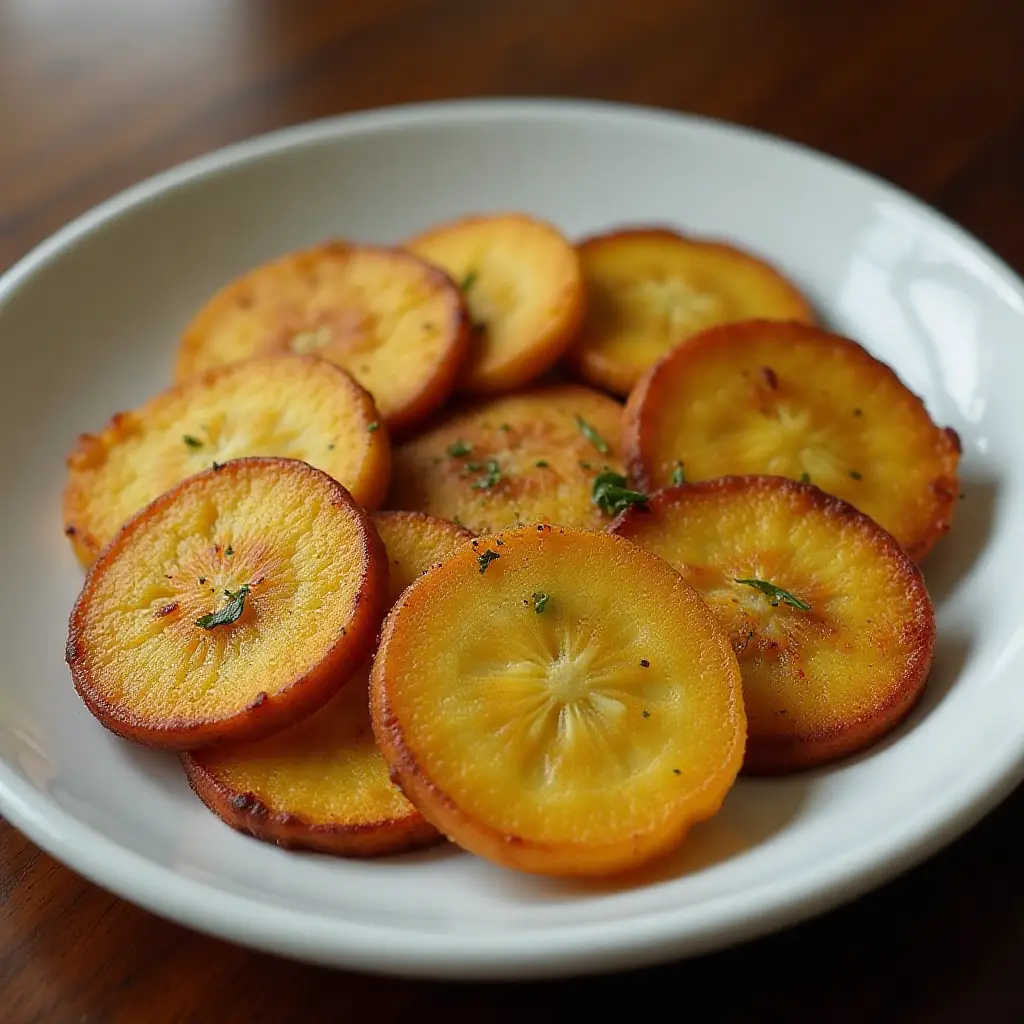 Puerto Rican Tostones (Fried Plantains)