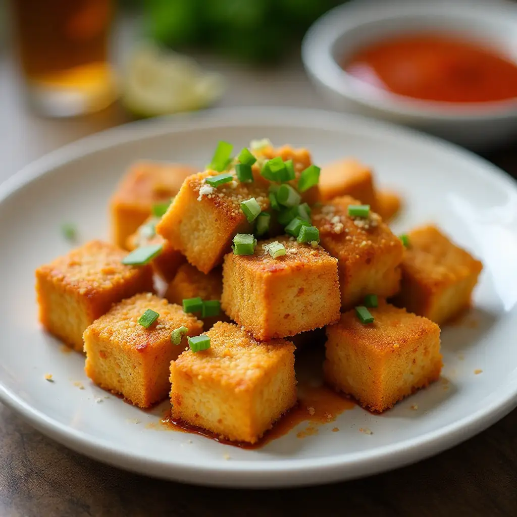 Air Fryer Bang Bang Tofu