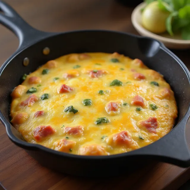 Ham and Cheese Frittata