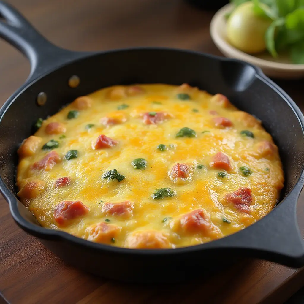 Ham and Cheese Frittata