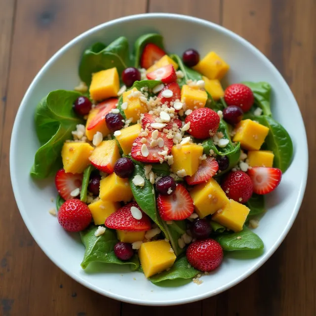 Strawberry Mango Mesclun Salad