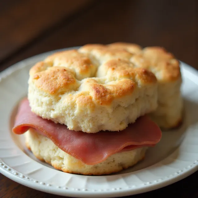 Country Ham and Biscuits