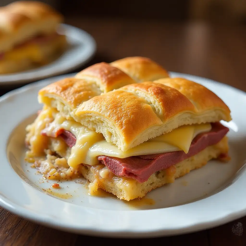 Reuben Crescent Bake