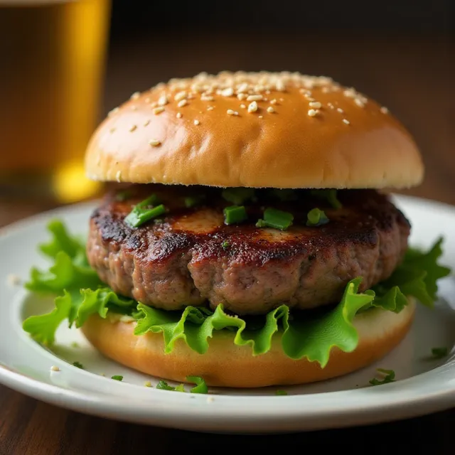 Grilled Lamb Burgers