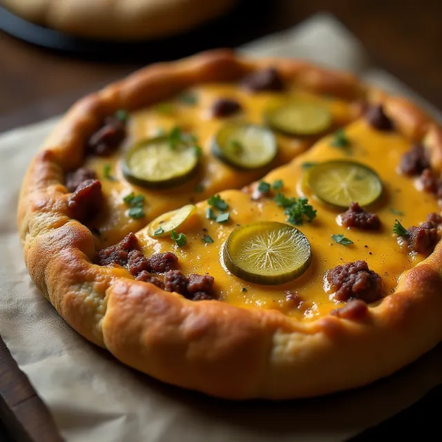 Cheeseburger Focaccia