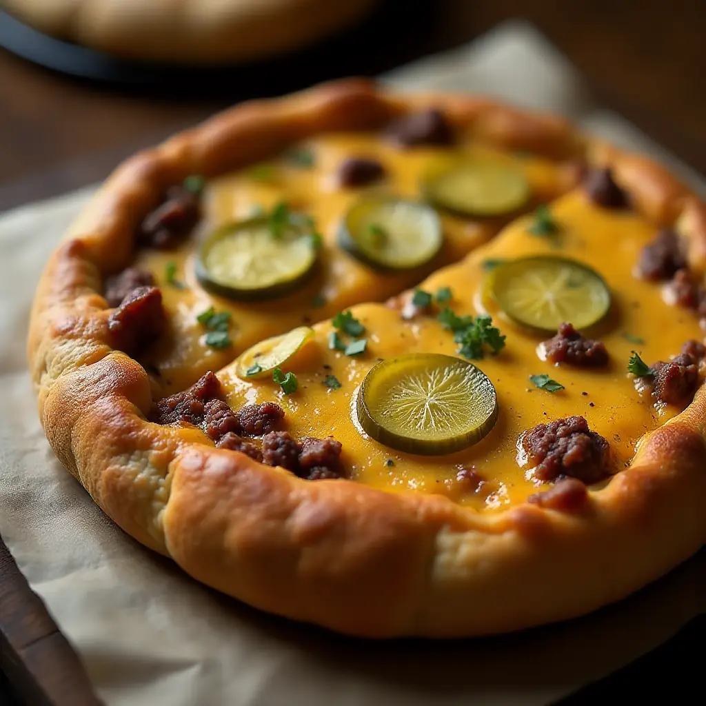 Cheeseburger Focaccia