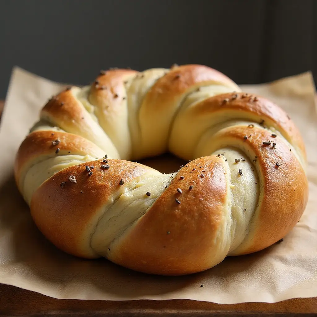 Onion Poppy Seed Ring