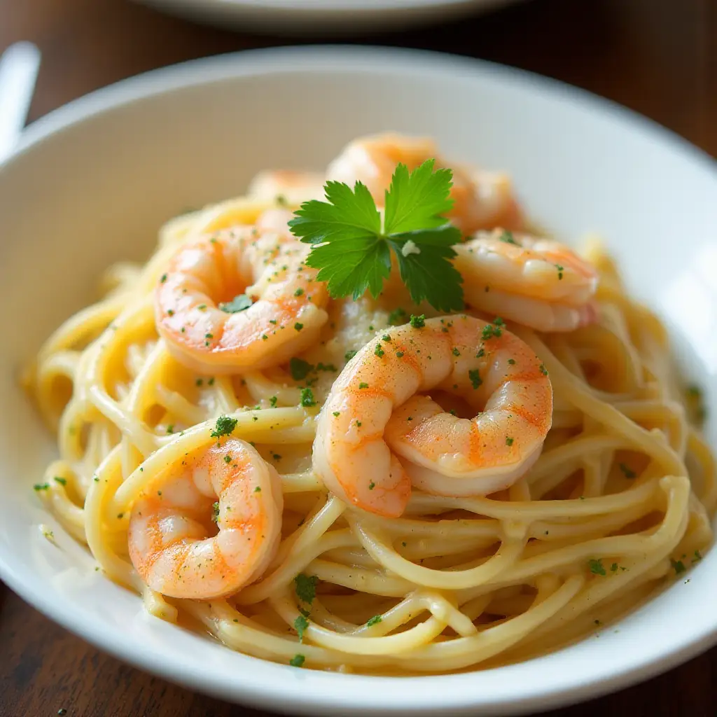Shrimp Carbonara