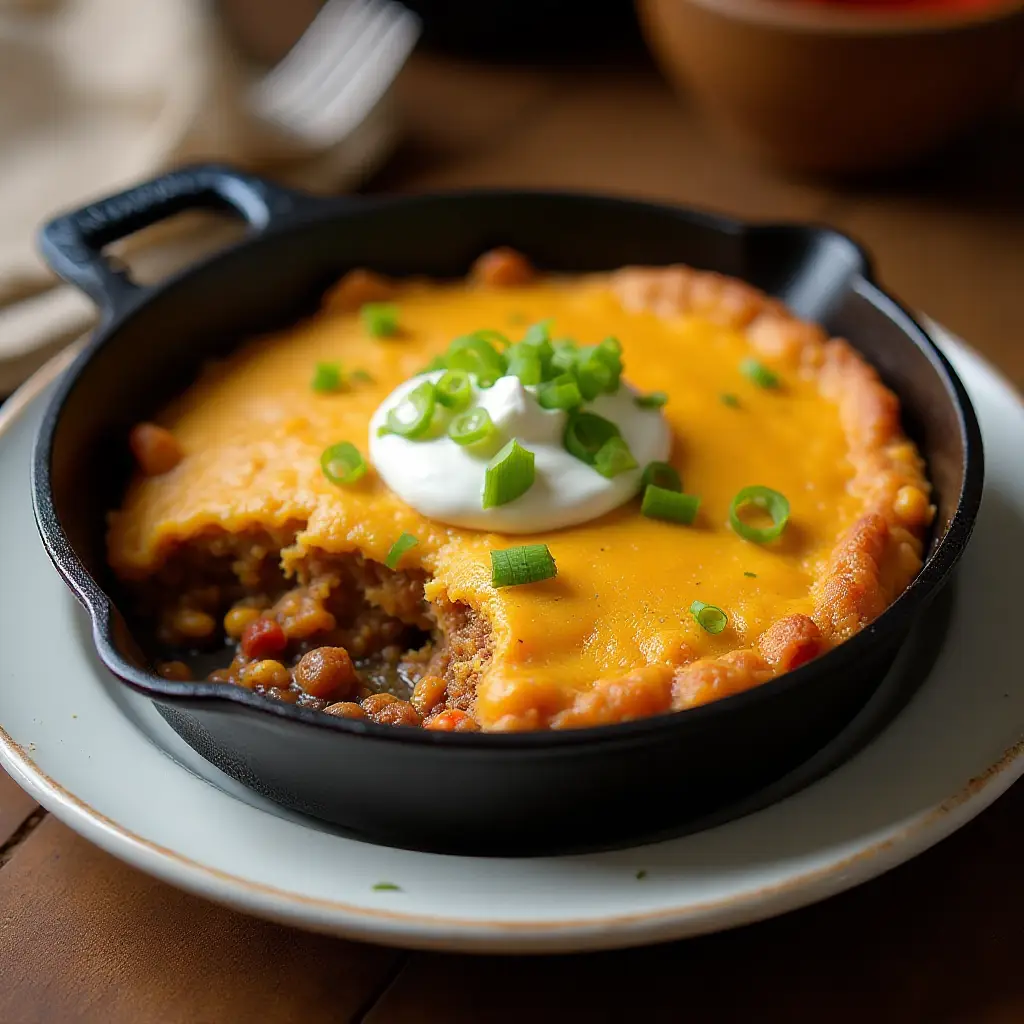 Cornbread Taco Bake