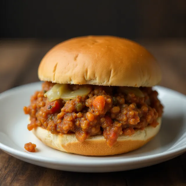 Vegan Lentil Sloppy Joes