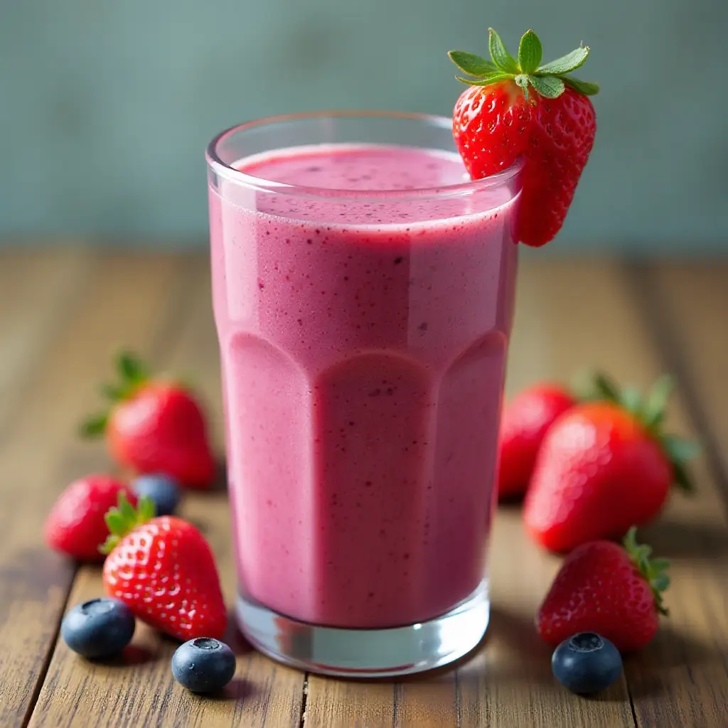Healthy Berry and Spinach Smoothie