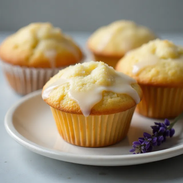 Lemon Lavender Muffins