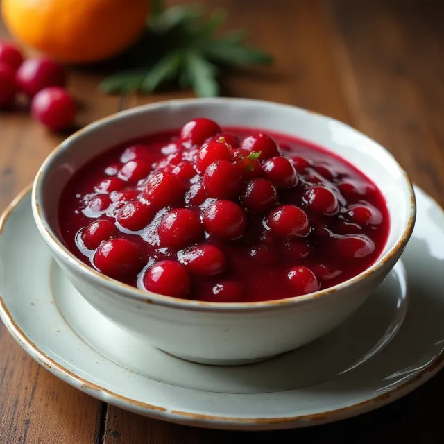 Cranberry Sauce with Orange Juice