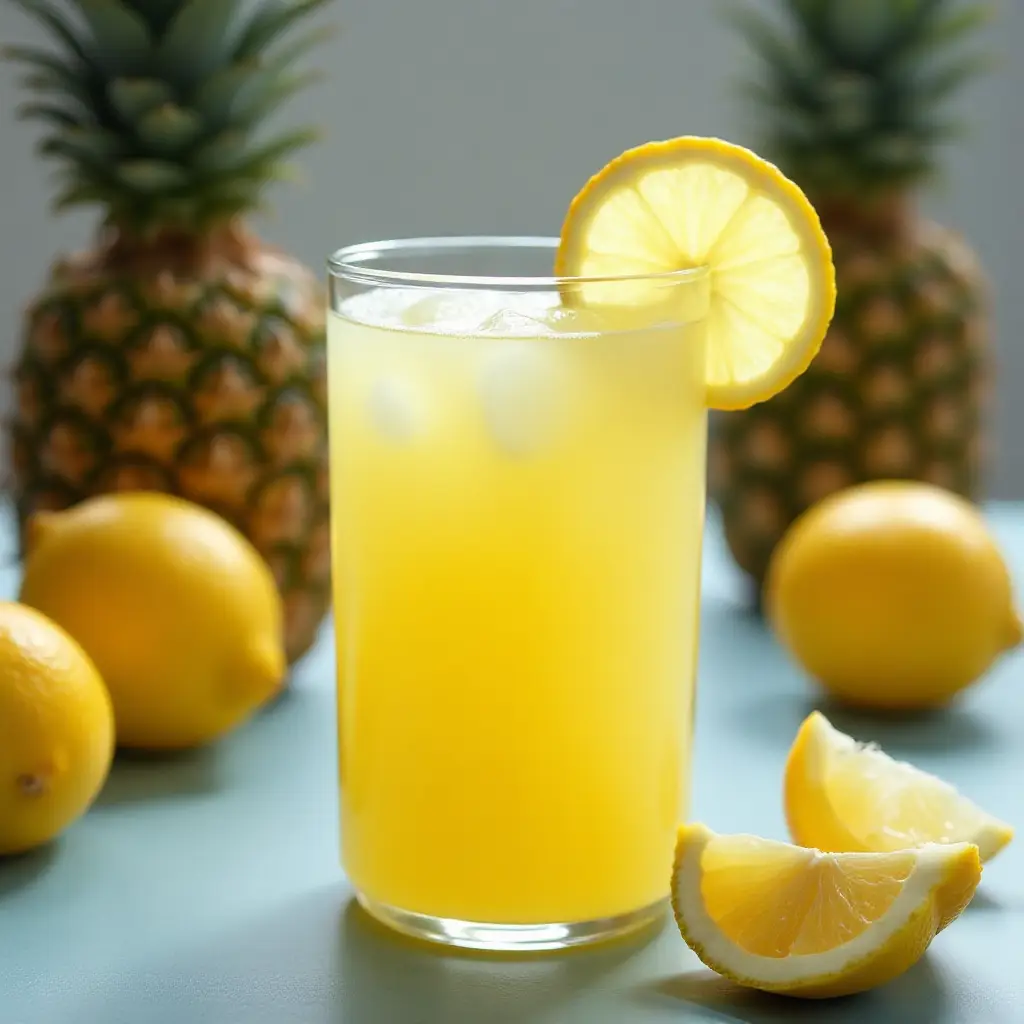 Just-Right Pineapple Lemonade from Scratch