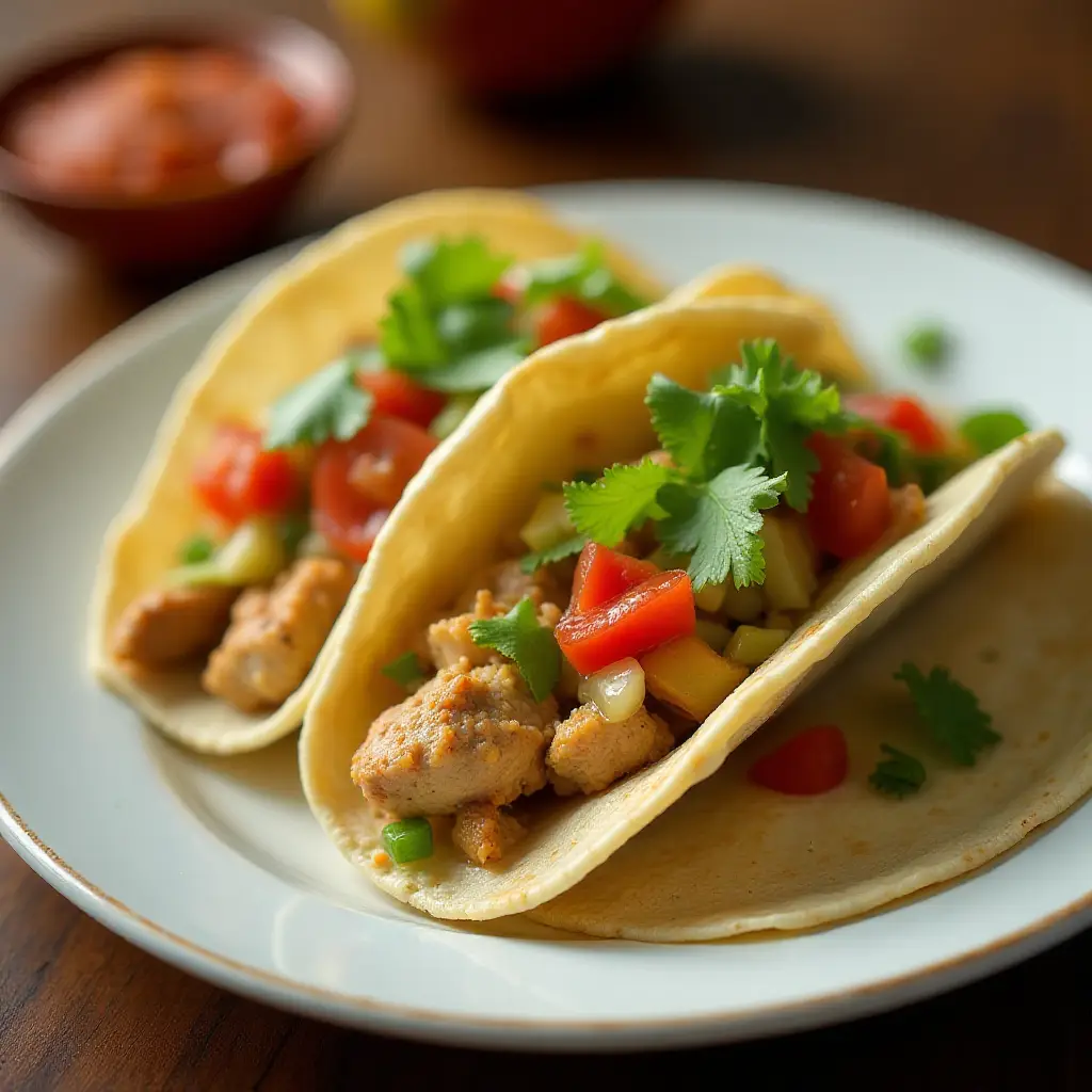 Lime Chicken Soft Tacos