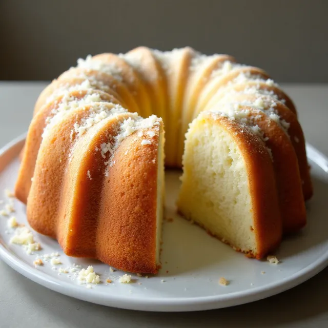 Coconut Cream Pound Cake