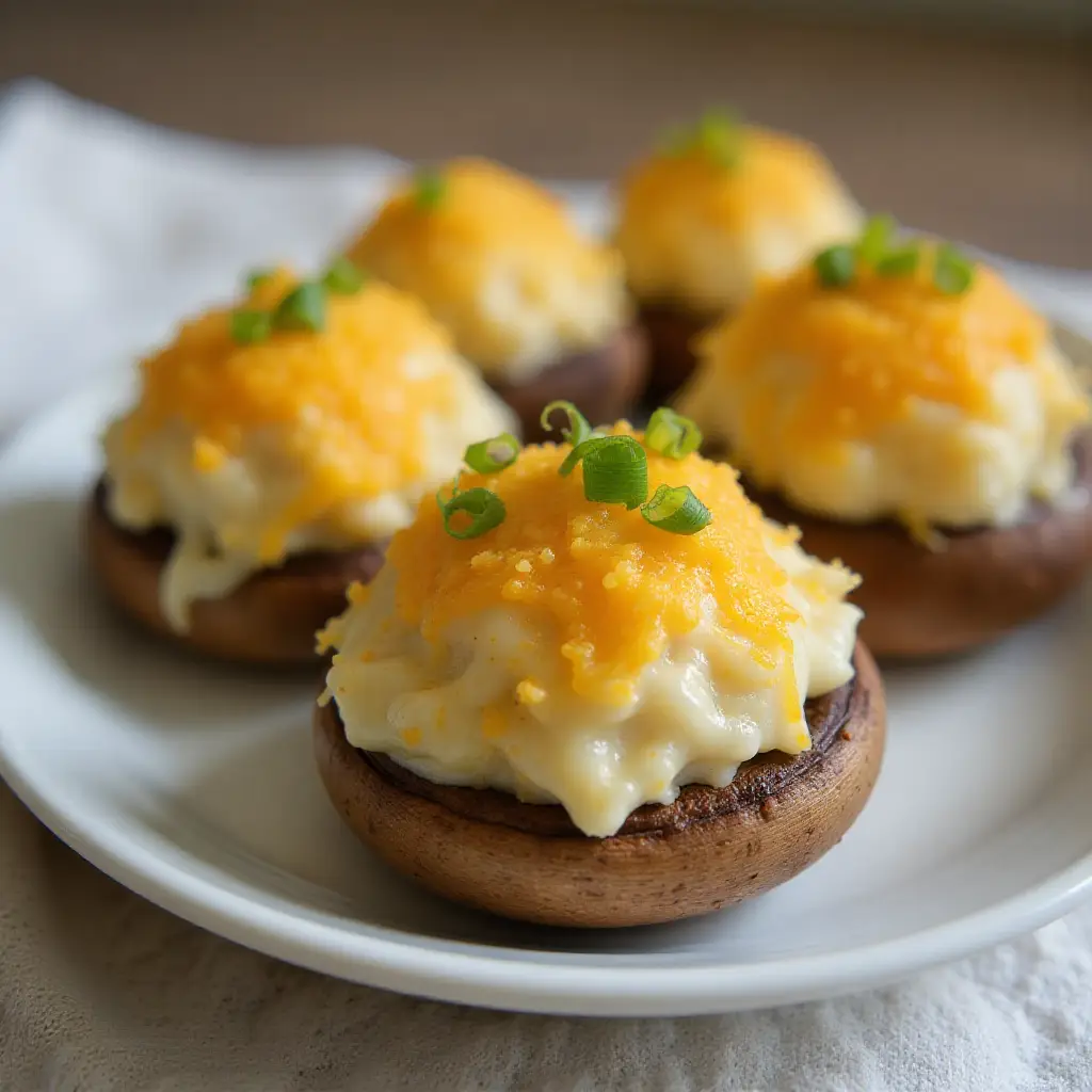 Perfect Crab-Stuffed Mushrooms
