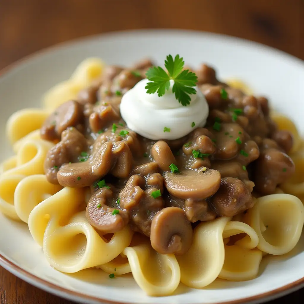 Hamburger Stroganoff