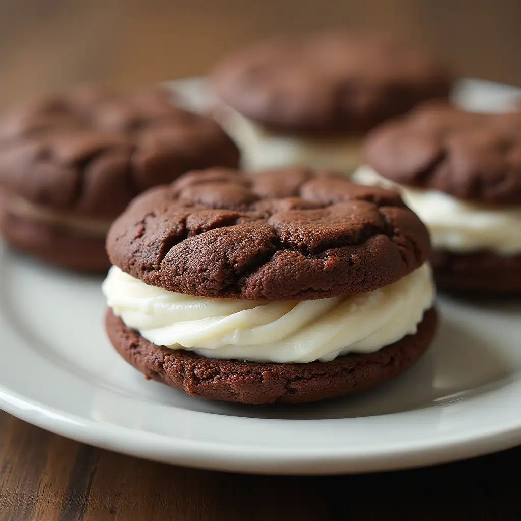 Chocolate C'OAT'conut Sandwich Cookies
