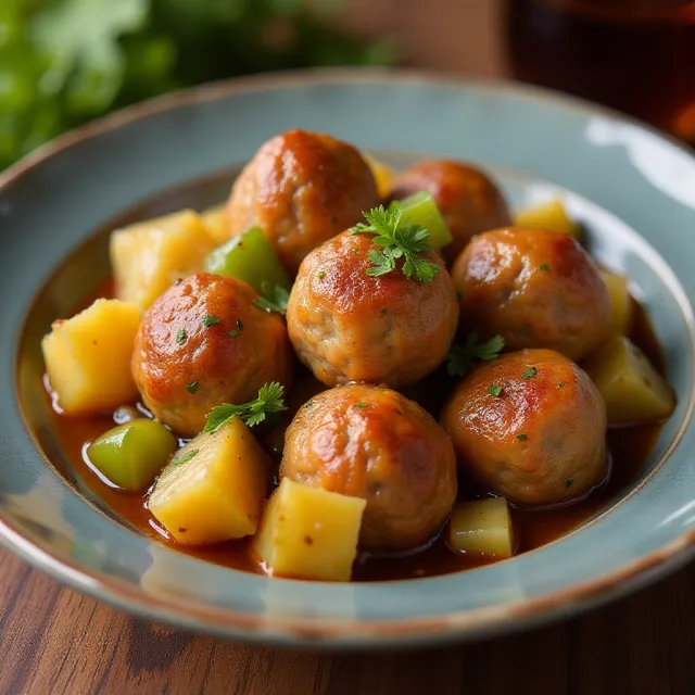 Hawaiian Meatballs